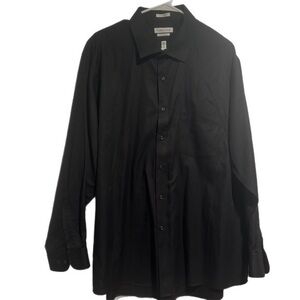 Van Heusen Black Dress Shirt